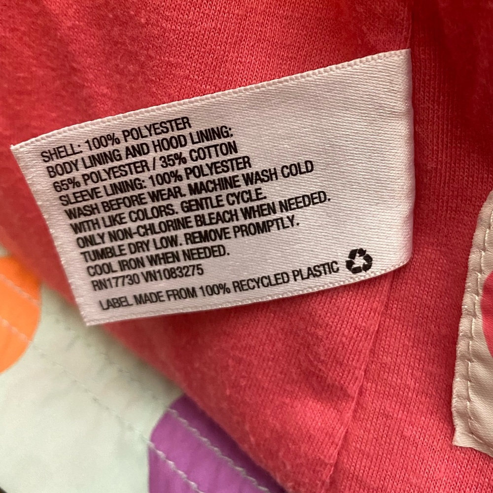 Colorful Heart Patterned Kids' Jacket - Picture 9 of 9